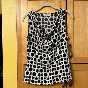 Calvin Klein Size M top, black and white